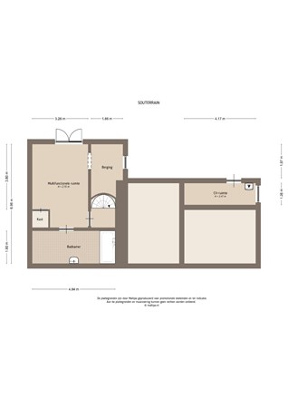 Floorplan - Lingedijk 2, 4152 EB Rhenoy